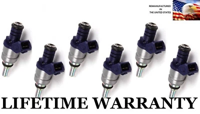 6X Inyectores de combustible originales Siemens para 01-06 BMW 330I 530I X3 X5 Z3 Z4 3,0 L Foto 1 de 2