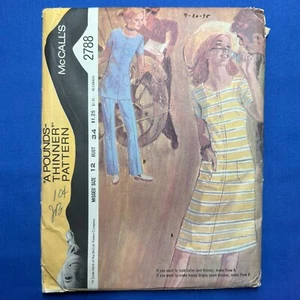 McCall's Sewing Pattern 2788 Misses Dress Tunic Pants Size 12 Bust 34 FF UNCUT - Picture 1 of 2