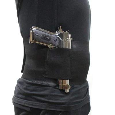 Slim Wrap Concealed Carry Abdominal Band Gun Holster Belly Band Pistol Holster - Image 1 of 4