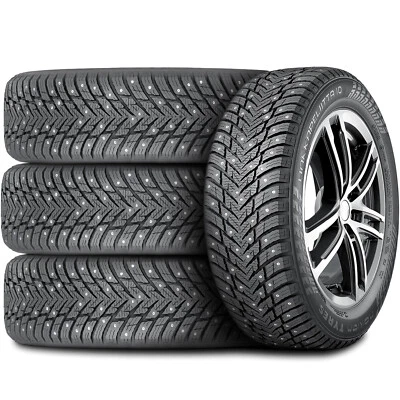 4 Tires 205/55R16 Nokian Tyres Hakkapeliitta 10 Studded Snow Winter 94T XL (DC) Foto 1 de 4