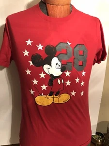 Mickey Mouse 28 Indigo Bank Vintage Large Men’s T Shirt - Bild 1 von 4