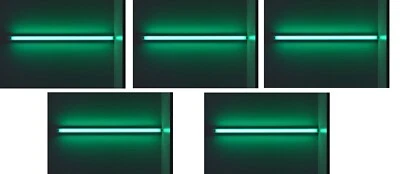 5x OSRAM LUMILUX Leuchtstoffröhre grün 36W 120cm T8 EEK: G (Spektrum A bis G) - Bild 1 von 3