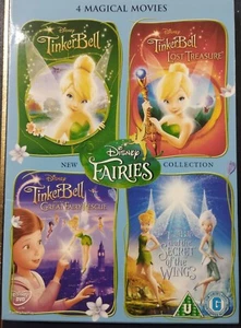 PRE-OWNED DISNEY FAIRIES TINKERBELL 4 FILM BOXSET 2013 (U) - Picture 1 of 4
