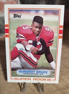 1989 Topps Football NFL Card #337 Aundray Bruce Rookie Falcons Auburn Raiders