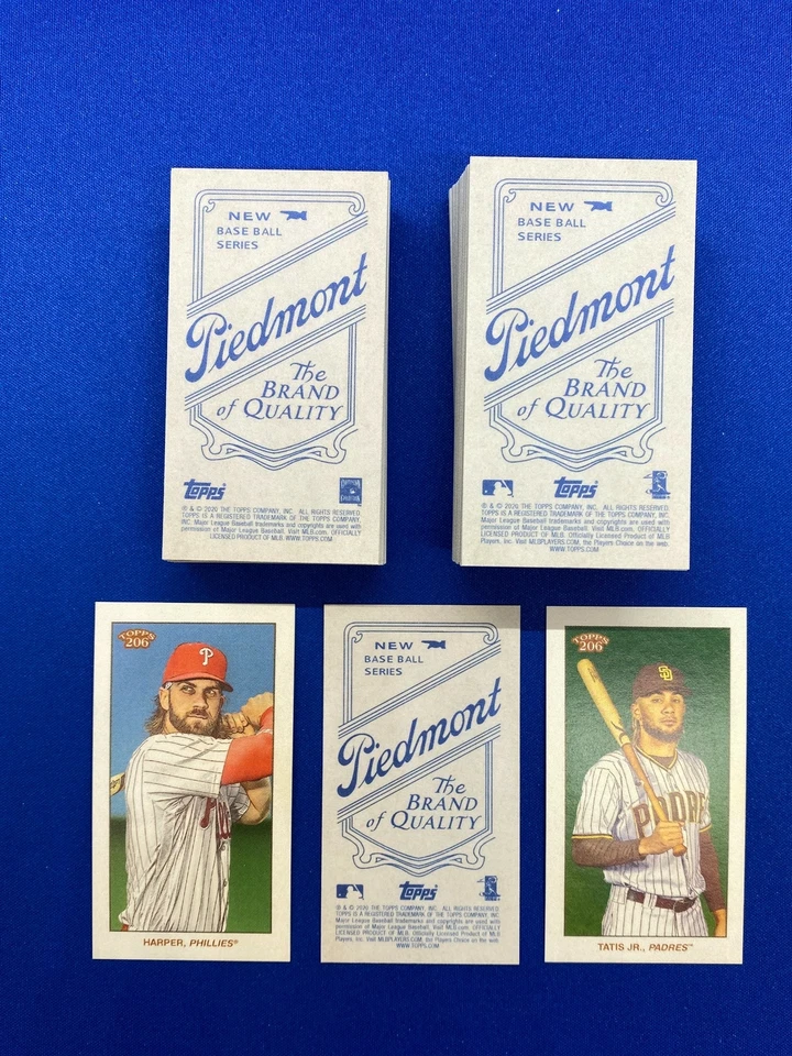 2020 Topps T206 WAVE 4 PIEDMONT BACK PARALLEL You Pick From List SERIES 4 - Image 1 of 1