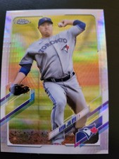 2021 Topps Chrome Hyun-Jin Ryu  HYPER Prism Refractor BLUE JAYS South Korea