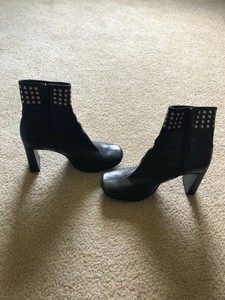 nine west ranfield leather cap toe bootie