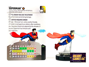 DC Heroclix Superman #049 w/ Card Notorious Set
