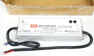 Meanwell HLG-100H-24A Fuente de Alimentación LED Controlador CA a CC Ajustable Regulable - Imagen 1 de 1