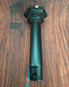 Royalty II 120" LED Ceiling Fan Replacement Part Downrod Black - Picture 1 of 4