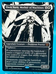 x1 Elesh Norn, Mother of Machines ONE MTG 298 SHOWCASE BORDERLESS MYTHIC M/NM 1x - Picture 1 of 2