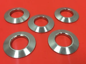 Stainless Steel - Sanitary End Cap with hole - Size 1-1/2" - LOT OF (5) - UNUSED - Picture 1 of 3
