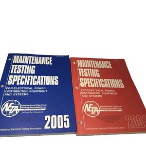 NETA Maintenance Testing Specifications 2001 & 2005 Electrical Power Books - Picture 1 of 8