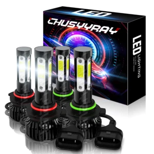 6000K Front LED Headlight Bulbs For Acura Integra 1994-2001 High & Low Beam x4 - Bild 1 von 12