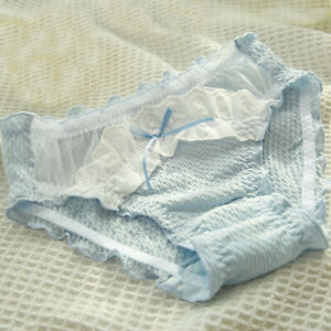Japanese Cute Girls Lady Ruffle Underwear Panties Briefs Cotton Lolita Underpant