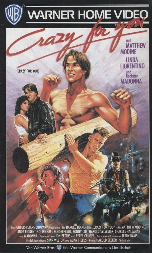 VHS "CRAZY FOR YOU" Matthew Modine, Linda Fiorentino, Madonna WARNER - Bild 1 von 1