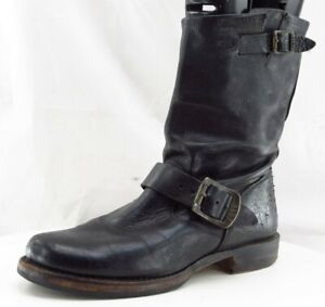 Frye Boot Sz 6 B Mid-Calf Boots Black Leather Women