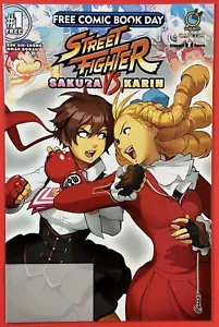 Street Fighter Sakura vs Karin #1 (Udon Comics 2019) fcbd | cómic gratuito - Imagen 1 de 5