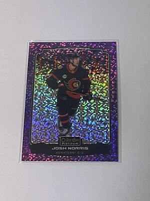 2022-23 O-Pee-Chee Platinum Violet Pixels #148 Josh Norris /299  **029513  OPC - Image 1 of 2