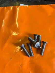 1/4" X 1" BSW COUNTERSUNK SLOT SCREWS  WHITWORTH X 6 - Picture 1 of 3