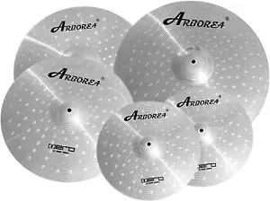 Beckenpack 14"" Hihats 16"" Crash 18"" Crash 20"" Ride 5 Stück Becken für Trommel Set Si - Bild 1 von 7