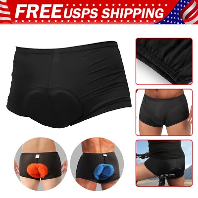 Men's 3D Padded Cycling Underwear Shorts Breathable & Quick Dry Bicycle Shorts - Image 1 of 4