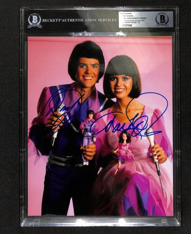 Donny and Marie Osmond Signed 8x10 Photograph BAS (Grad Collection) Cover