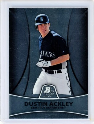 Bowman Platinum Prospects #PP6 2010 Dustin Ackley radiocontrol novato (Mariners) casi nuevo Foto 1 de 2