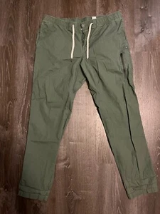 Vuori Mens 2XL Green Ripstop 31” Inseam Drawstring V412 Climber Outdoors Pants - Picture 1 of 5