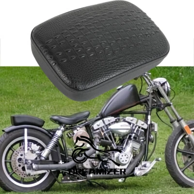 Almohadilla de asiento de pasajero de cuero con ventosa Bobber 8 para Yamaha V Star 650 750 Foto 1 de 4