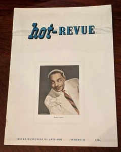 Rivista di musica jazz vintage 1946 Hot-Revue n. 12 Benny Carter su copertina - Foto 1 di 12
