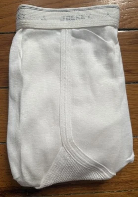 Ropa interior para hombre Jockey Thorobred blanco súper calzoncillo vintage raro talla 44 nuevo de stock Foto 1 de 4