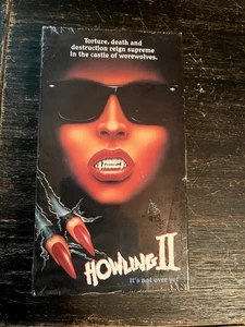 HORROR VHS HOWLING 2 II IT’S NOT OVER YET 1989 Factory Sealed Brand New - Picture 1 of 6
