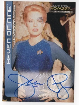 Jeri Ryan Seven of Nine Star Trek Voyager Closer to Home Autogrammkarte Auto A7 - Bild 1 von 2