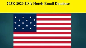 293K  2023 USA Hotels   Email Database Sales Leads list Marketing - Picture 1 of 1