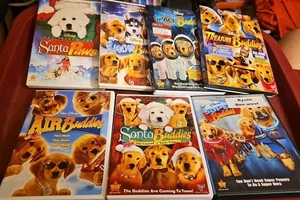 Disney Buddies (7 DVD Lot) Space, Snow, Super, Air, Santa FREE SHIPPING! - Imagen 1 de 2