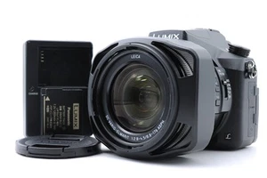 Near Mint Panasonic LUMIX DMC-FZH1 Digital Camera w/ Lens Hood Battery Charger - Picture 1 of 24