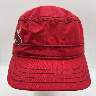 St Louis Cardinals MLB New Era Red Clovis Cadet Strap & Button Women’s Hat OSFM - Image 1 of 4