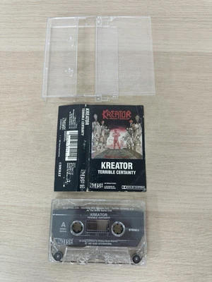 Kreator - Terrible Certainty - CASSETTE Tape - 1987 Noise Records 88561-8214-4 - Image 1 of 4