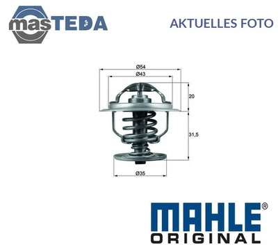 TX 109 87D KÜHLFLÜSSIGKEIT KÜHLER THERMOSTAT MAHLE ORIGINAL FÜR AUDI A3,8P1 - Image 1 of 4
