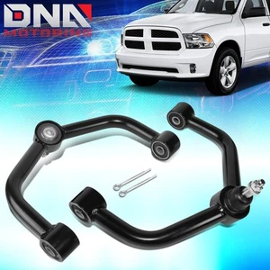 For 2009-2024 Dodge RAM 1500 Classic W 2-4" Lift Black Front Upper Control Arms - Picture 1 of 5