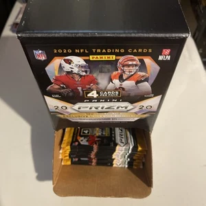 2020 Panini Prizm Football 42 Packs Gravity Feed Box QTY - Black & White Checker - Picture 1 of 8