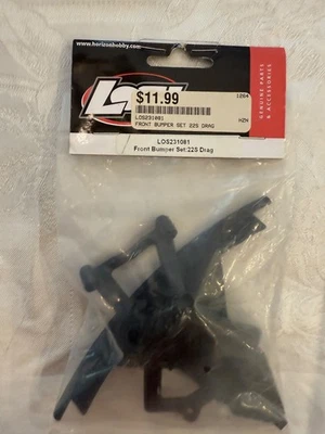 Juego de parachoques delantero Losi LOS231081: 22S arrastre Foto 1 de 2