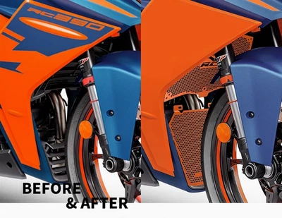 Protector de rejilla del radiador para KTM RC125 RC200 RC390 2022-2025 DUKE 125 200 390 Foto 1 de 4