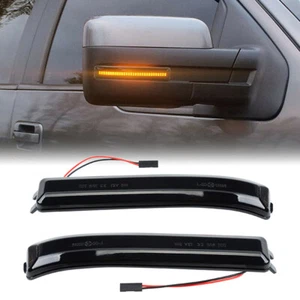Für Ford F-150 Raptor 2010-2014 2013 Paar Spiegelblinker Blinker LED Lampe Gelb - Bild 1 von 12