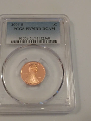2006 -S PROOF LINCOLN CENT PCGS PR70RD DCAM Cover