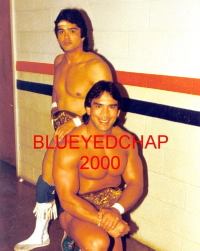 FOTO DE LUCHA LIBRE DE 8 X 10 JAY YOUNGBLOOD & RICKY LUCHADOR DE BARCO DE VAPOR NUEVA Foto 1 de 1