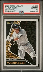 *PSA 10* Aaron Judge 2023 Aggiornamento Topps Nero Oro - #BG20 - New York Yankees - Foto 1 di 2