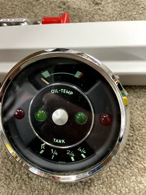 DE COLECCIÓN USADO PORSCHE 356A 356 MEDIDOR DE TEMPERATURA DE ACEITE PRINCIPIOS DE 1959 356B #2 Foto 1 de 4