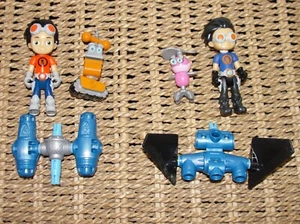 Rusty Rivets Toys Rusty Whirly and Crush Figuren Nickelodeon bauen gebraucht - Bild 1 von 2